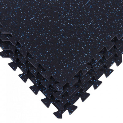 Gorilla Sports Sada ochranných podložiek, 4 ks, čierna/modrá