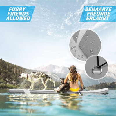 PHYSIONICS nafukovací paddleboard - boh Anubis, 305 cm