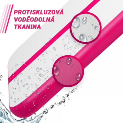 PHYSIONICS Nafukovacia žinienka 400 x 100 x 10 cm, ružová