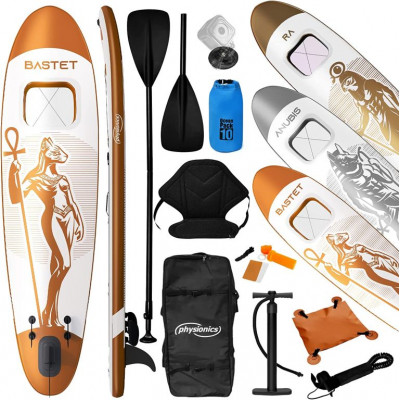 PHYSIONICS nafukovací paddleboard - bohyňa Bastet, 320 cm