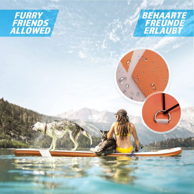 PHYSIONICS nafukovací paddleboard - bohyňa Bastet, 320 cm