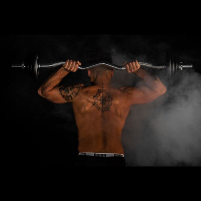 MOVIT posilňovacia tyč - 120 cm, čierna, pružinový uzáver