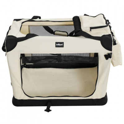 Leopet Transportný box pre psov XXXL, 102 x 69 x 69 cm, béž