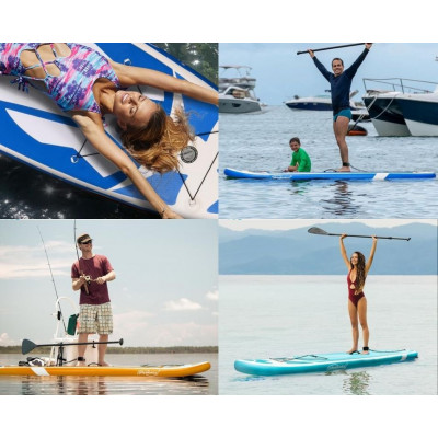 Nafukovací paddleboard 305 cm modrý + příslušenstvo