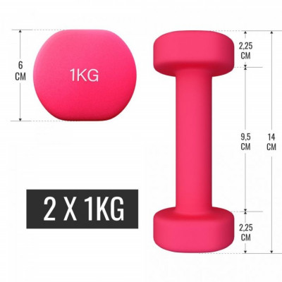 Gorilla Sports Set činiek na aerobic v kufríku, 12 kg