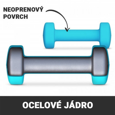 Gorilla Sports Set činiek na aerobic v kufríku, 12 kg