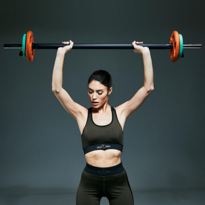 Gorilla Sports Set nakladacích tyčí + závažia, 19,3 kg