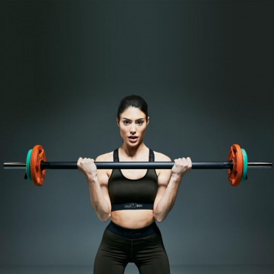 Gorilla Sports Set nakladacích tyčí + závažia, 19,3 kg