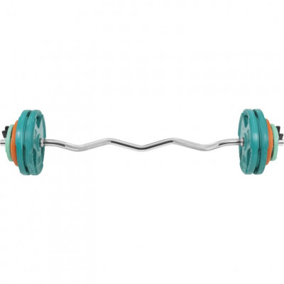 Gorilla Sports Set nnakladacích tyčí + závažia, pružinové, 35 kg