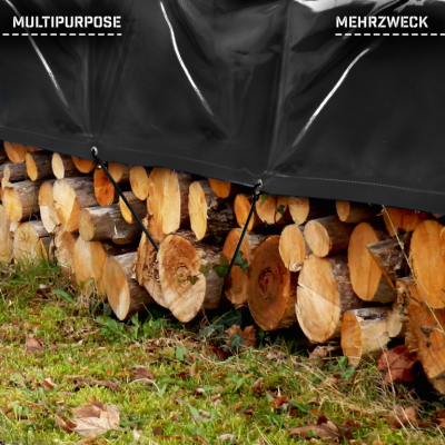 Prepravná plachta na vozík 500 g/m2 čierna