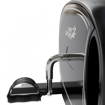 Pedálový rotoped Sportivo s LCD displejom, čierny