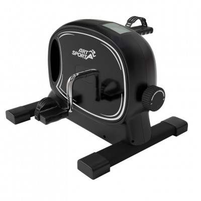 Pedálový rotoped Sportivo s LCD displejom, čierny