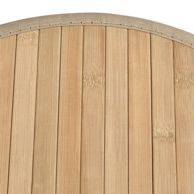 Bambusový kôš na bielizeň okrúhly 55 l s vekom a vakom