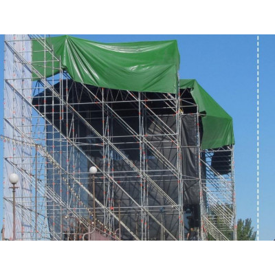 JAGO Plachta 650 g/m², hliníkové oká, zelená, 4 x 8 m