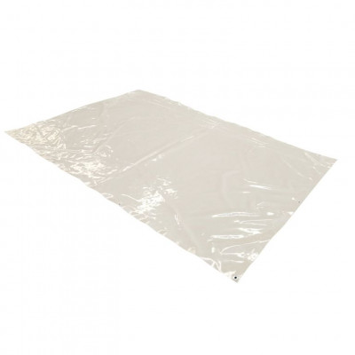 JAGO Plachta 650 g/m², hliníkové oká, sivá, 5 x 7 m