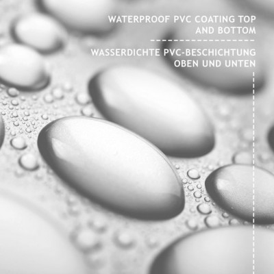 JAGO Plachta 650 g/m², hliníkové oká, biela, 3 x 5 m