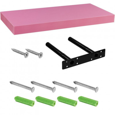 Nástěnná police STILISTA VOLATO - růžová 70 cm