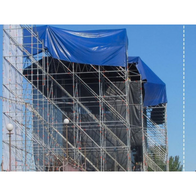 JAGO Plachta 650 g/m², hliníkové oká, modrá, 4 x 5 m