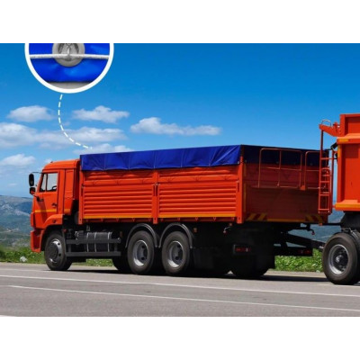 JAGO Plachta 650 g/m², hliníkové oká, modrá, 4 x 7 m