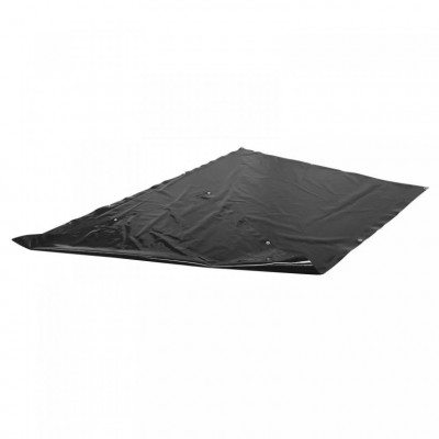 JAGO Plachta 650 g/m², hliníkové oká, čierna, 4 x 5 m