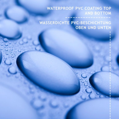 JAGO Plachta 650 g/m², hliníková oka, modrá, 3 x 6 m