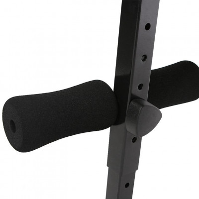 Súprava multifunkčnej posilňovacej lavice s činkami 2 x 15kg