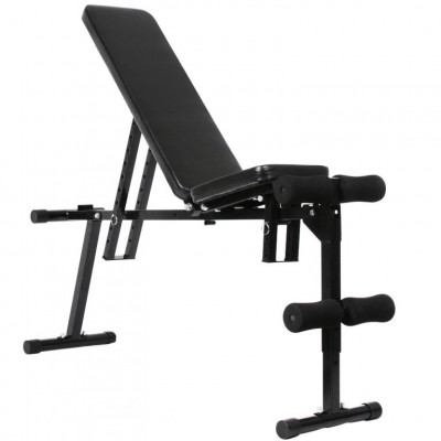 Súprava multifunkčnej posilňovacej lavice s činkami 2 x 15kg