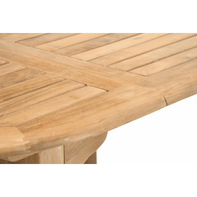 Rozšíriteľný záhradný stôl z teakového dreva Garth, 170 - 230 cm