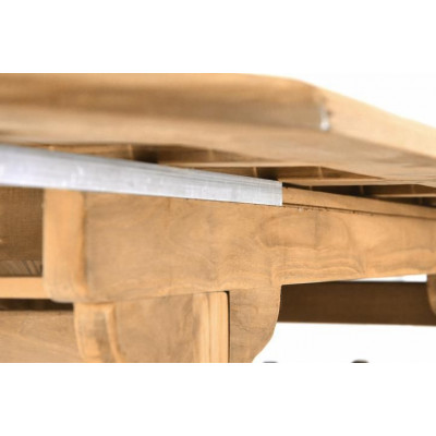 Rozšíriteľný záhradný stôl z teakového dreva Garth, 170 - 230 cm