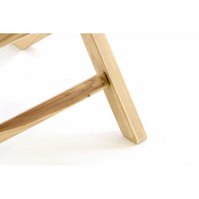 Skladacia stolička Gardenay z teakového dreva