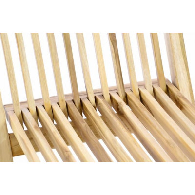 Skladacia stolička Gardenay z teakového dreva