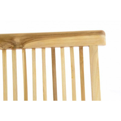 Skladacia stolička Gardenay z teakového dreva