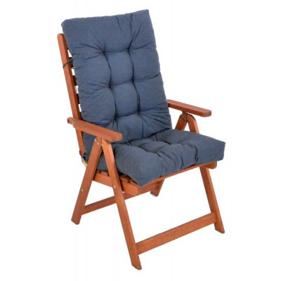 Vankúš pre vysokú stoličku PREMIUM 120 x 50 cm, tmavosivý