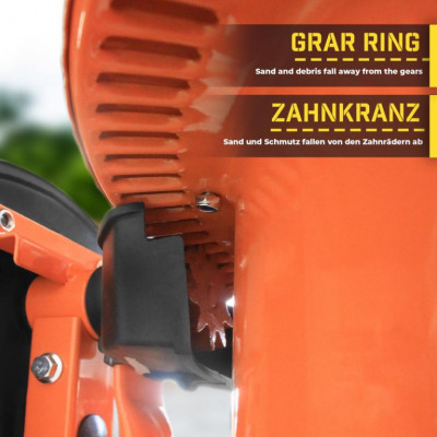 TIMBERTECH Miešačka na betón 70 l, 220 W, oceľ, 2 kolieska