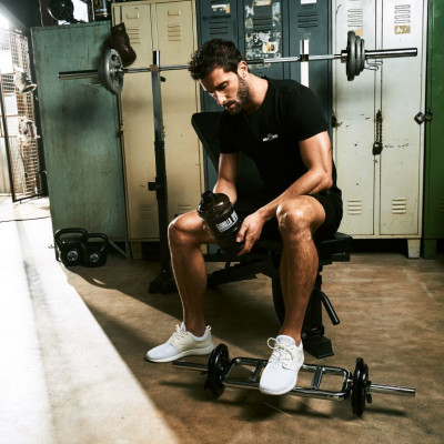 Gorilla Sports Záťažový kotúč, liatinový, 10 kg