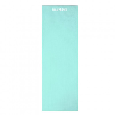 Gorilla Sports Podložka na jogu z PVC, ľadovo modrá