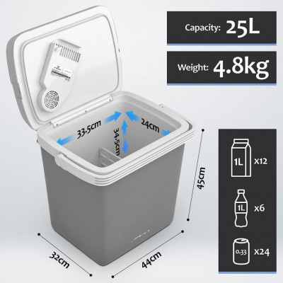 JAGO Chladiaci box, 25 l, antracit