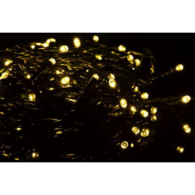 NEXOS Vianočná reťaz 40 m, 400 LED, teplá biela