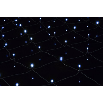 NEXOS Vianočná svetelná sieť 2 x 2 m, 160 LED, studená biela