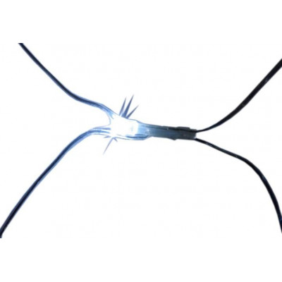 NEXOS Vianočná svetelná sieť 2 x 2 m, 160 LED, studená biela