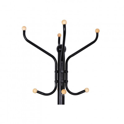 SONGMICS kovový vešiak 182 cm, čierny