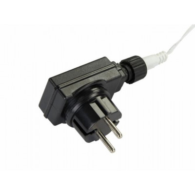 Vianočná LED dekorácia - snehová vločka - 30 cm teplá biela