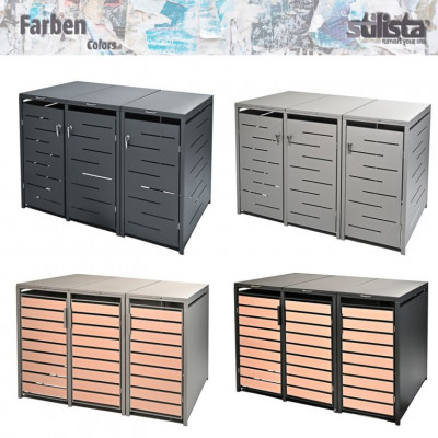 STILISTA Kontajnerová skriňa 201 x 80 x 116 cm, antracitová