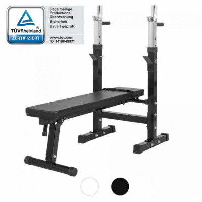 Gorilla Sports Posilňovacia lavica II + nakladací set 100 kg
