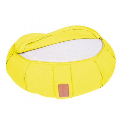 Gorilla Sports Vankúš na jogu polmesiac, žltý