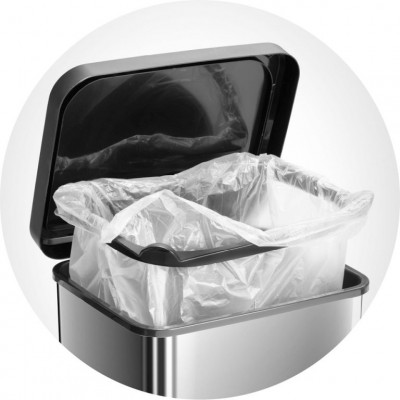 ROTHO odpadkový kôš PASO 20 l, karbón