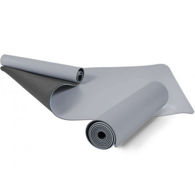 Gorilla Sports Podložka na jogu, sivá, 180 x 60 x 0,6 cm