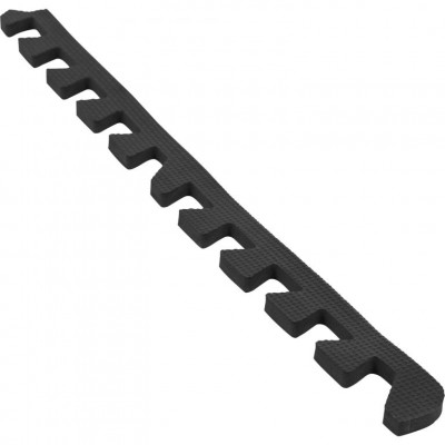 Gorilla Sports Zakončenie pre ochranné podložky, čierna, 8 ks