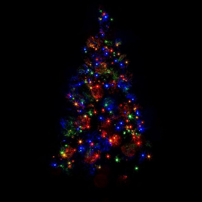 VOLTRONIC Vianočná reťaz 5 m, 50 LED, farebná, ovládač