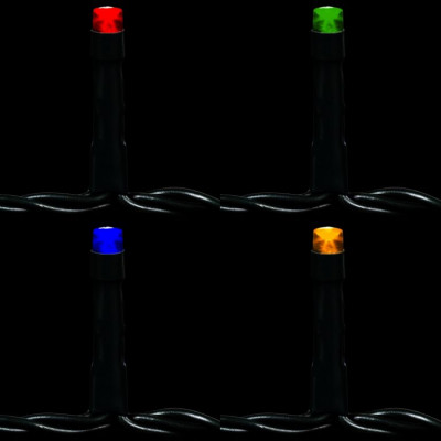 VOLTRONIC Vianočná reťaz 5 m, 50 LED, farebná, ovládač